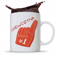 Kubek Prezent Dla Dziewczyny Dziewczyna Nr Jeden Z Nadrukiem Ze Zdjęciem