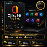 Microsoft Office 365 Pro Plus | Konto 5 urządzeń DOŻYWOTNIO!