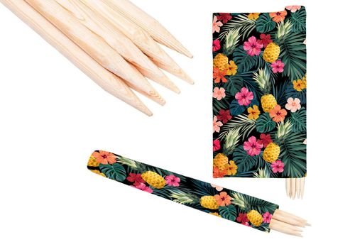 PARAWAN PLAŻOWY Ananasy z indywidualnym  napisem 5 PANELI 5.5 na Arena.pl