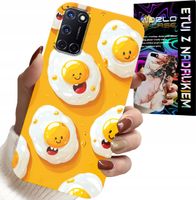 ETUI DO OPPO A52 - SŁODKIE UŚMIECHNIĘTE JAJKA CASE + FOLIA
