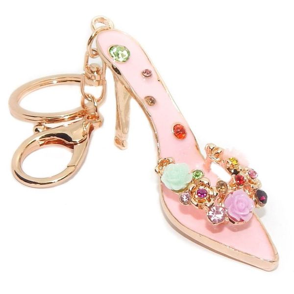 Ozdobny brelok do kluczy bucik szpileczka zdjęcie 1