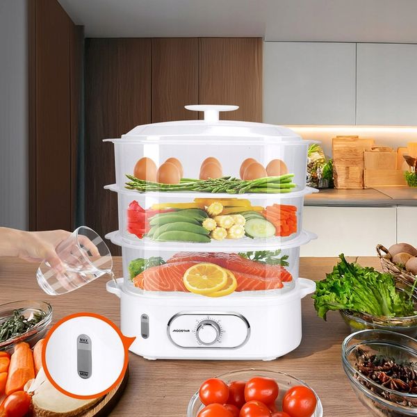 Parowar Aigostar 12 l biały 900 W zdjęcie 2