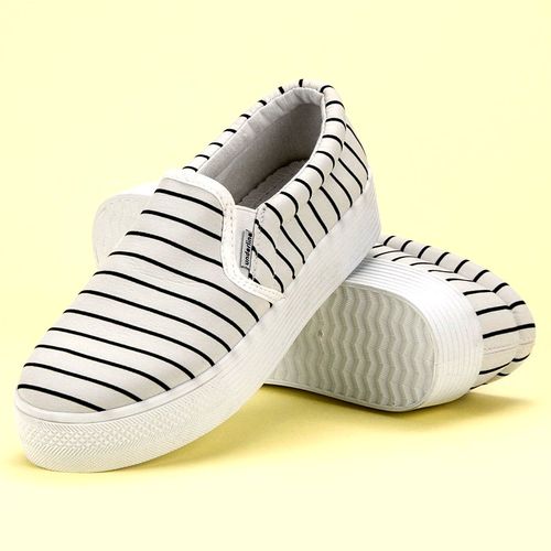Białe Slipony W Paski r.38 na Arena.pl