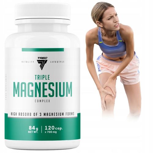 TREC TRIPLE MAGNESIUM COMPLEX 120k MAGNEZ 3 FORMY na Arena.pl