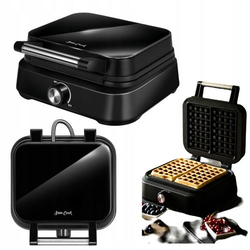 Gofrownica SAM COOK PSC-130/B 1500W na Arena.pl
