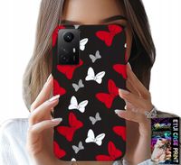 ETUI DO XIAOMI NOTE 12S 4G - KOKARDKI CZERWONO BIAŁE MYSZKA, WZORY