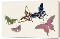 Obraz 90x60cm Butterfly 21, Sekka Japoński Vintage do Salonu