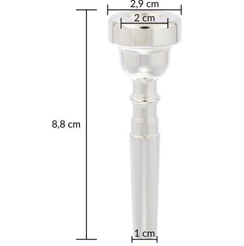Ustnik do trąbki Thomann 7C posrebrzany na Arena.pl