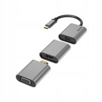 Adapter 6w1 Hama Premium USB-C MINI-DP HDMI VGA