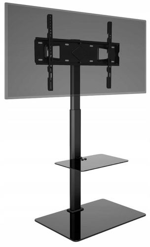 Podłogowy STOJAK TV pod telewizor z półką Uniwersalny Obrotowy na Arena.pl