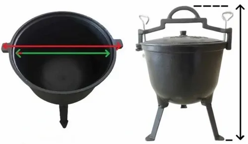 KOCIOŁEK ŻELIWNY MYŚLIWSKI GAR BLUMMENFELD 10L na Arena.pl