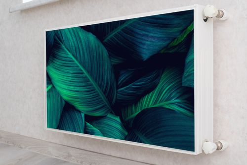 Mata MAGNETYCZNA Grzejnika Tropikalne Liście Rośliny 80cm x 60cm na Arena.pl