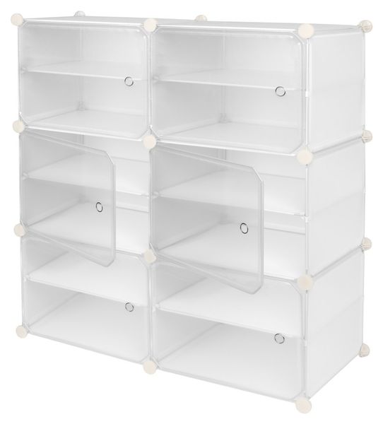 Szafka modułowa na buty PETRA biała zdjęcie 7