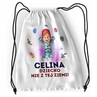 Plecak Sportowy Szkolny Dla Celiny Córki Dziecka Z Nadrukiem Ze Zdjęciem