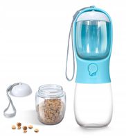 PRZENOŚNA BUTELKA BIDON MISKA POIDŁO NA WODĘ KARMĘ JEDZENIE DLA PSA KOTA