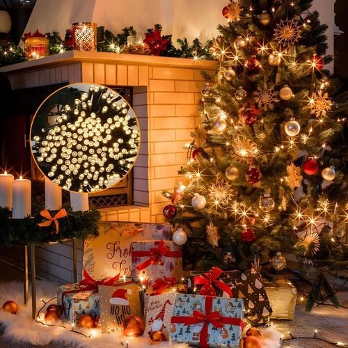 OŚWIETLENIE CHOINKOWE Z PIERŚCIENIEM, 2M, 400 DIOD LED, LAMPKI CHOINKOWE na Arena.pl