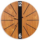 Zegar ścienny brązowy 60 cm