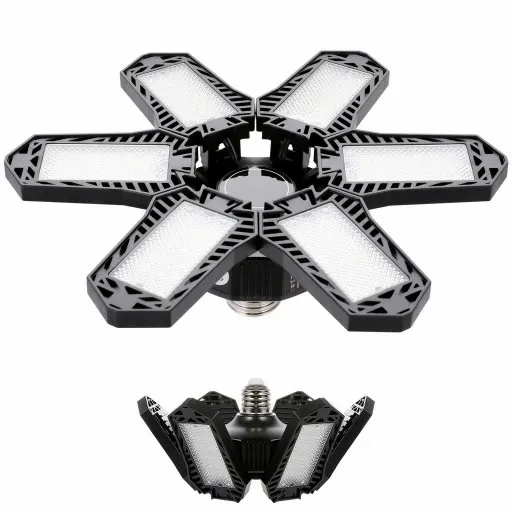 OŚWIETLENIE WARSZTATOWE GARAŻOWE PRACA SUFITOWA ŻARÓWKI LED OŚWIETLENIE zdjęcie 4