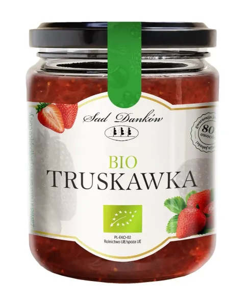 Truskawka 80 % BIO 260 g - SAD DankÓw zdjęcie 1