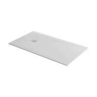 Arda brodzik prostokątny 120x90 cm kompozytowy, biały