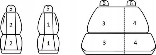 Pokrowce miarowe do Seat Leon I (1999-2006r) mk1 na Arena.pl