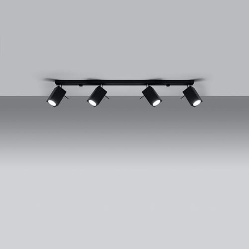 Plafon MERIDA 4L czarny na Arena.pl