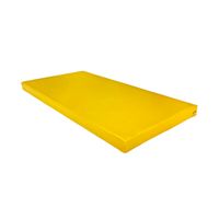 OUTLET Materac gimnastyczny UNDERFIT 120 x 60 x 6 cm miękki żółty