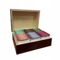 Zestaw herbat VEERTEA skrzynka drewniana 96szt