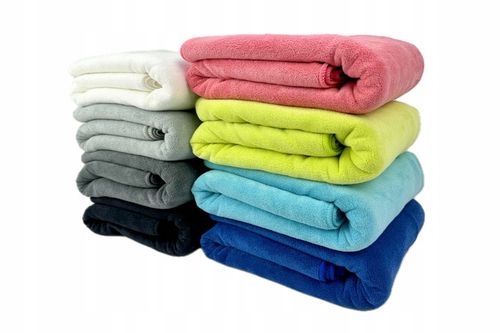 Ręcznik Szybkoschnący Mikrofibra Pluszowa PRO Gruby 400gsm 70x140 Kolory na Arena.pl