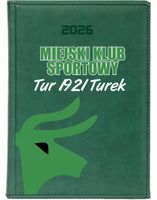 KALENDARZ A5 2026 DZIENNY książkowy z nadrukiem dla klubu sportowego