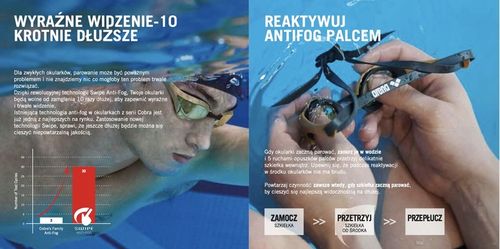 Okulary pływackie Arena Cobra Core Swipe na Arena.pl