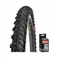 Opona rowerowa dętka do roweru zestaw 24x1.95 [54-507] TRC opony dętki