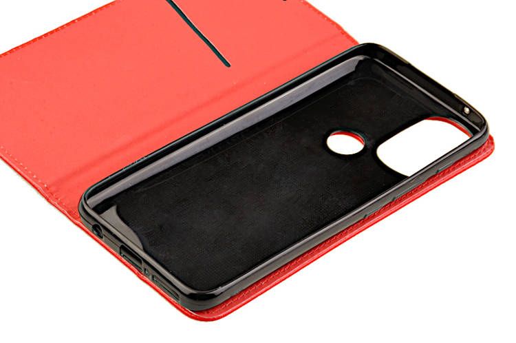 Etui Smart do Motorola Moto G71 5G czerwony zdjęcie 4