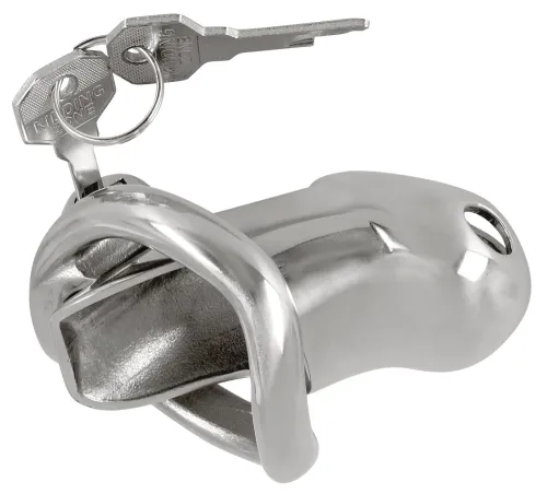 fetish collection chastity cage ii metalowy system zabezpieczający 8,5 cm na Arena.pl