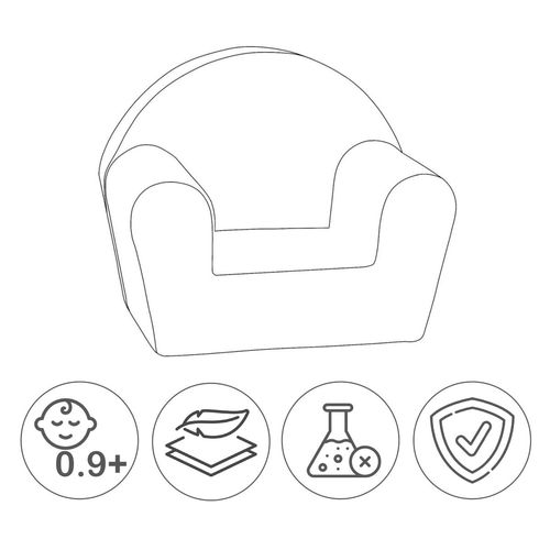 fotelik dla dziecka Cosy - szary na Arena.pl