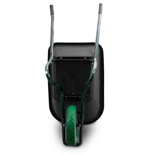 Taczka ogrodowa 100L 250kg misa PVC zielone koło PU na Arena.pl