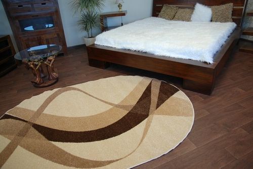Dywan KARMEL owal BROWN krem na Arena.pl
