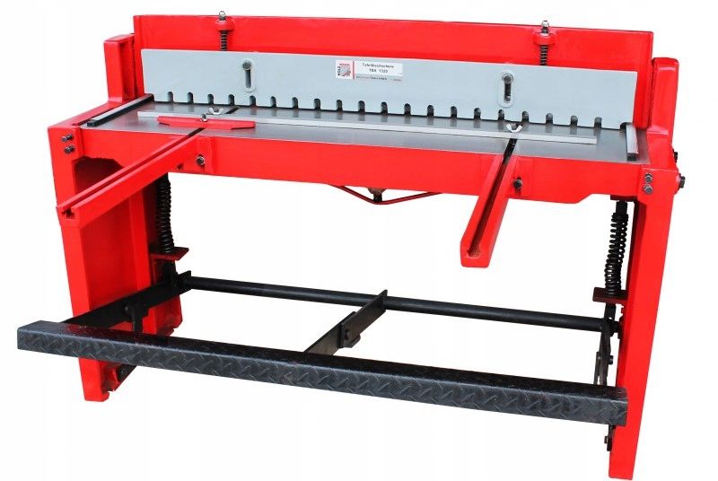 Nożyce do cięcia blachy blach 1320mm gilotyna ręczna Holzmann TBS1320 zdjęcie 1