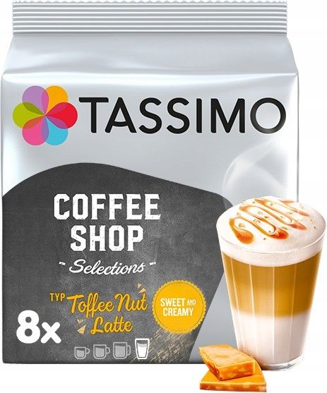 Tassimo Jacobs CSS TOFFEE NUT LATTE, 8 sztuk zdjęcie 1