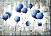 60CM 50CM OBRAZ ŚCIENNY ABSTRAKCYJNE DMUCHAWCE DRUK PŁÓTNO