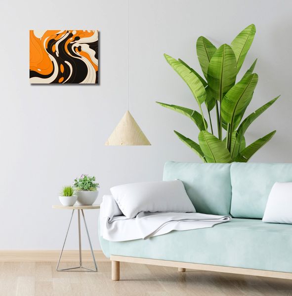 Obraz 40x30cm Tańczący Atrament zdjęcie 2