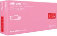 rękawice nitrylowe 100 szt. 9-l nitrylex pink