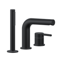 PI bateria wannowa 3 otworowa, czarny mat