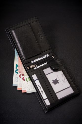 duży, skórzany portfel męski z systemem rfid - 4u cavaldi na Arena.pl