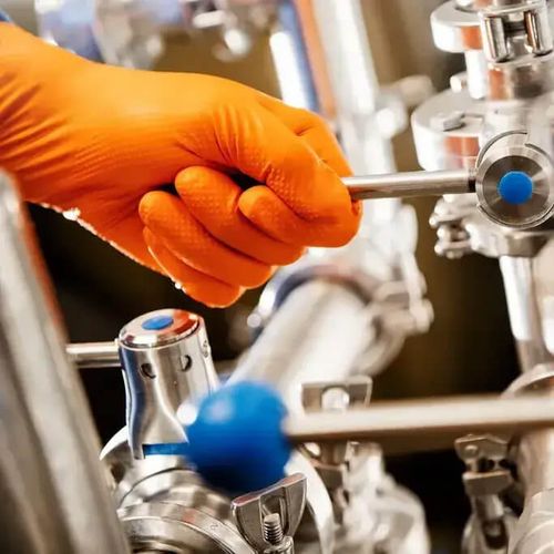 Rękawice Nitrylowe Mercator GOGRIP ORANGE Pomarańczowe 50 sztuk XXL na Arena.pl