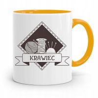 Kubek Żółty Dla Krawca Krawiec Prezent Z Nadrukiem Ze Zdjęciem