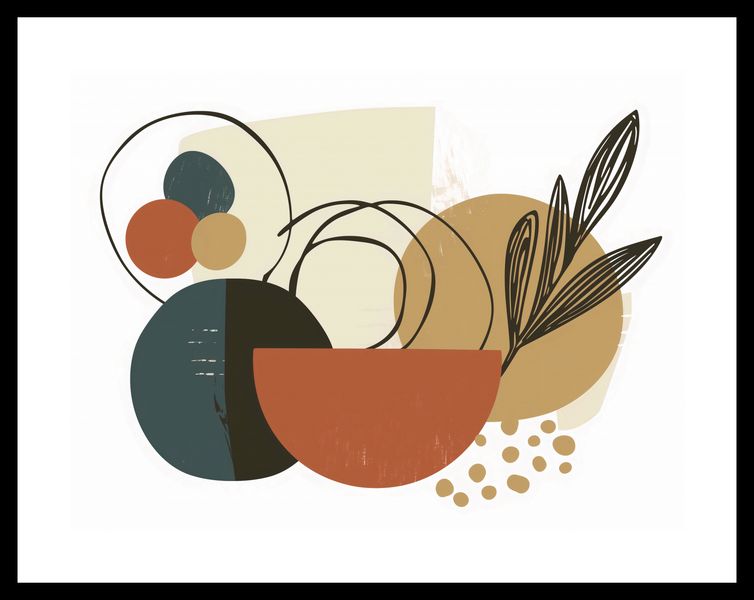 Plakat 40x30cm Kolaż Roślin zdjęcie 3