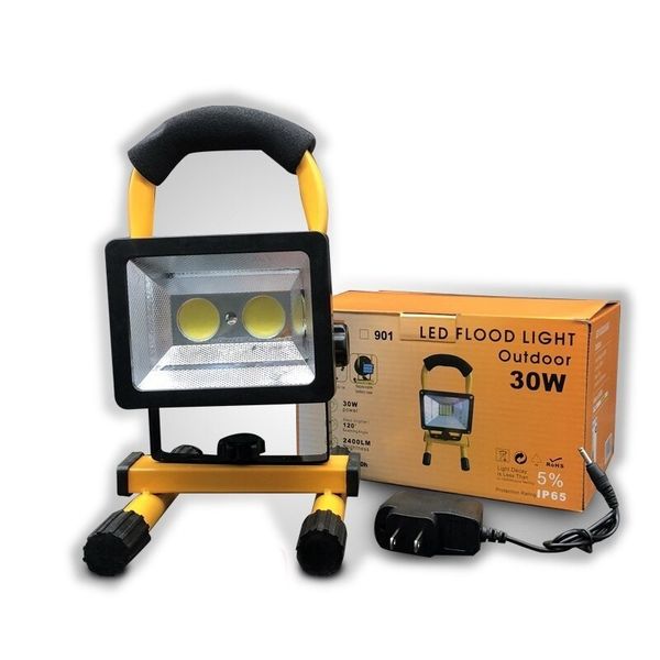 Akumulatorowy roboczy halogen LED 30W 2400lm 2 COB funkcja flash IP65 zdjęcie 7