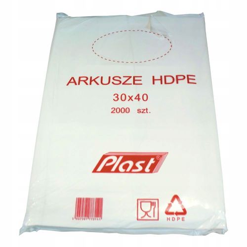 Arkusz Hdpe 30X40Cm 2000Szt na Arena.pl