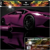 Kolorowa Folia PPF Phoenix Protect Zmiana Koloru Auta Berry Purple